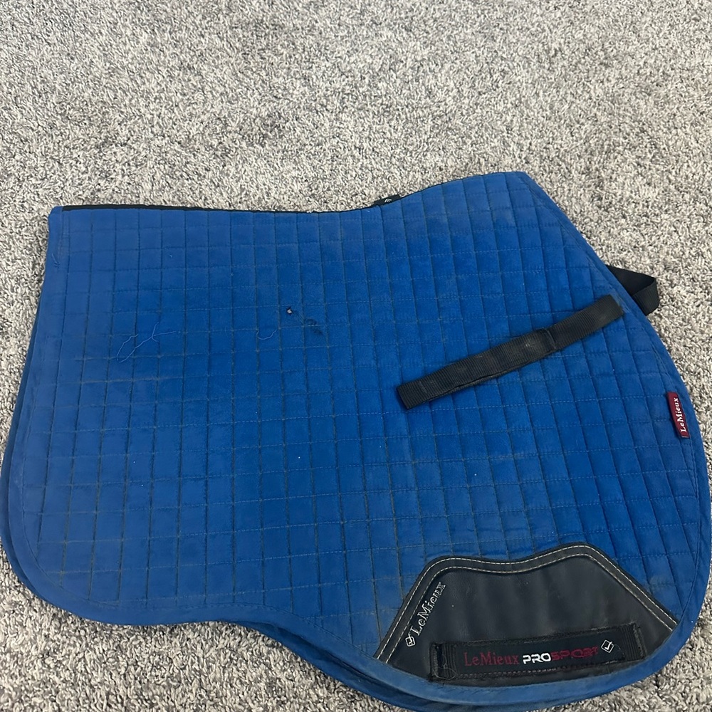 LeMieux GP saddle pad (button blue)
